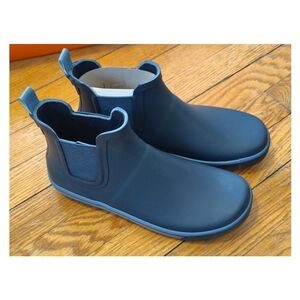 new navy blue rocket dog rubber rainboots